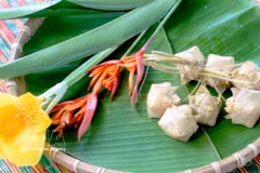 Un viaje gastronómico a provincia sureña de An Giang a través del pastel Ka tum