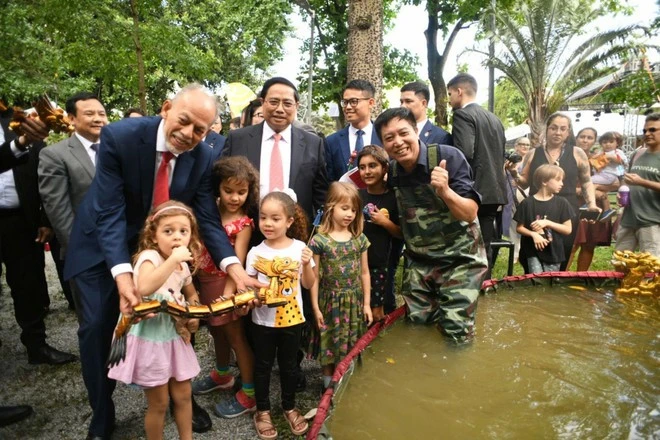 El "Día de Vietnam en Brasil 2024" contó con la presencia del primer ministro Pham Minh Chinh. (Foto: VNA)