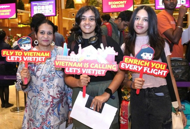 Clientes de Vietjet (Fuente: VNA) vj-3-1.jpg