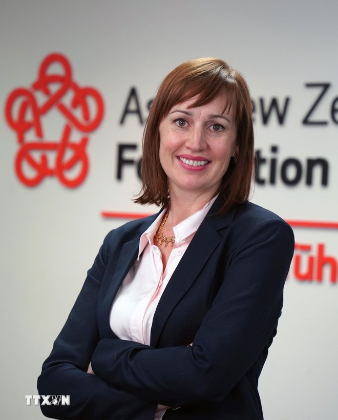 Suzannah Jessep, directora de la Fundación Asia-Nueva Zelanda (Fuente: VNA) viet-nam-new-zealand-2608-2.jpg