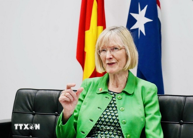 La embajadora australiana en Vietnam, Gillian Bird (Fuente: VNA) ds-australia.jpg