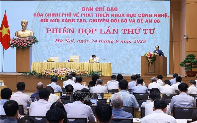 El primer ministro de Vietnam, Pham Minh Chinh habla en el evento (Fuente: VNA) pham-minh-chinh.jpg