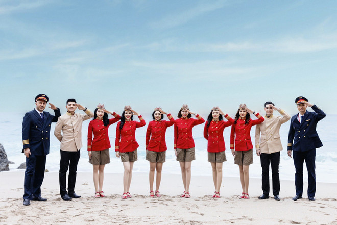 Tripulantes de Vietjet (Fuente: Vietjet) hc3acnh-e1baa3nh-3.jpg