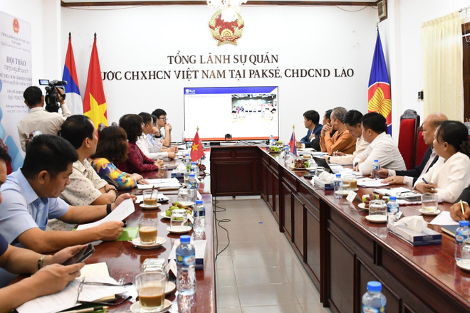 En el evento (Fuente: VNA) vna-potal-viet-nam-e28093-lao-tang-cuong-hop-tac-giao-duc-stem-8223392.jpg