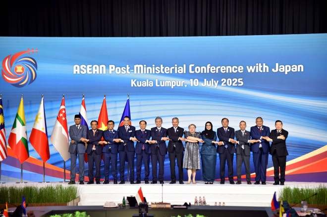 En la reunión ministerial entre ASEAN y Japón (Fuente: VNA) hnbt-asean-nhe1baadt-be1baa3n.jpg