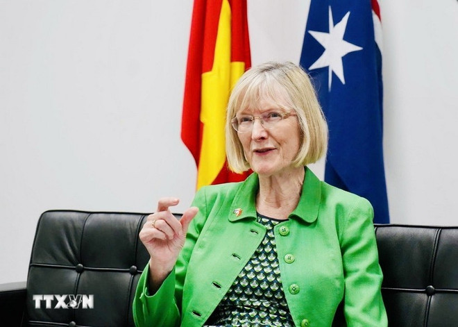la embajadora de Australia en Hanoi, Gillian Bird (Fuente: VNA) dai-su-ausralia.jpg