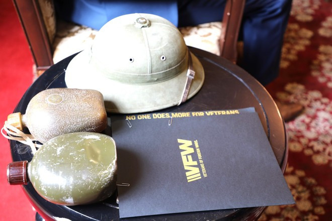 Artefactos de guerra devueltos a Vietnam por la VFW. (Foto: VNA) vna-potal-tiep-nhan-ky-vat-chien-tranh-do-phia-my-cung-cap-8155328.jpg