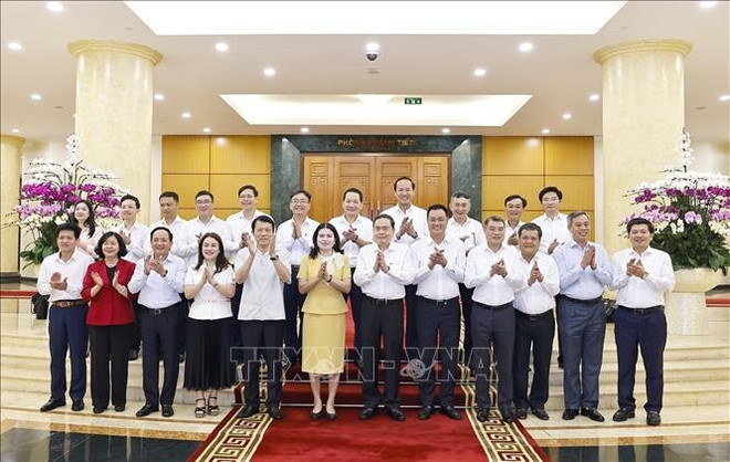 El Grupo de Trabajo N.º 3 estuvo encabezado por Tran Thanh Man, titular de la Asamblea Nacional (Fuente: VNA) tran-thanh-man-3.jpg