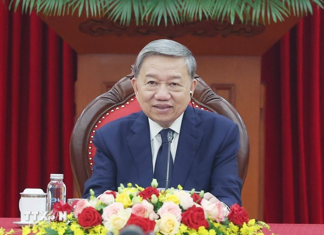 El secretario general del Partido Comunista de Vietnam, To Lam (Fuente: VNA) to-lam.jpg