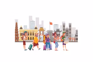 Llegada de turistas extranjeros a Vietnam supera los 10 millones