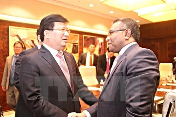 Viceprimer ministro vietnamita se reúne con dirigentes de Indonesia y Timor Leste