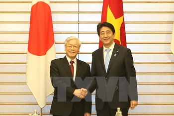 Líder partidista vietnamita concluye visita oficial en Japón