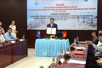 Ciudades de Vietnam y Australia establecen relaciones de cooperación