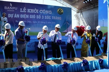 Comienza construcción de planta de energía eólica en provincia vietnamita de Soc Trang