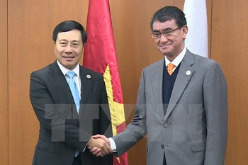 Japón y Sudcorea reafirman apoyo a posición de Vietnam en asuntos de seguridad regional