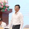 El subgobernador del BEV, Pham Thanh Ha, responde a las preguntas de la prensa. (Foto: VNA)
