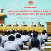 El primer ministro de Vietnam, Le Minh Hung, interviene en la cita (Foto: VNA)