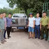 Cinco ejemplares de fauna silvestre rara y amenazada fueron entregados al Centro de Rescate, Conservación y Desarrollo de Organismos del Parque Nacional de Phong Nha-Ke Bang. (Foto: VNA)