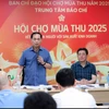 El viceprimer ministro Bui Thanh Son interviene en la cita (Foto: VNA)