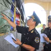 En la puerta fronteriza internacional de Tinh Bien, provincia de An Giang (Foto: VNA)
