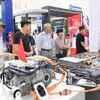 Soluciones tecnológicas para vehículos eléctricos en la Exposición de Logros Nacionales (Foto: nhandan.vn)