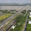 El puente Nhon Trach, que une Ciudad Ho Chi Minh con Dong Nai, forma parte del Proyecto Componente 1A de la Circunvalación 3 de Ciudad Ho Chi Minh. (Foto: VNA)