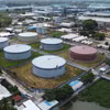 Depósito de petróleo de Tran Quoc Toan, ubicado en el barrio de My Ngai, provincia de Dong Thap. (Foto: VNA)