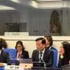 Nguyen Hoang Linh, director de la Agencia de Seguridad Nuclear y Radiológica de Vietnam, interviene en la cita (Foto: VNA)