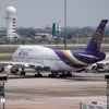 Un avión de Thai Airways en el aeropuerto de Suvarnabhumi en Bangkok, Tailandia. (Foto: AFP/VNA)