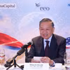 El secretario general del Partido y presidente de Vietnam, To Lam, en un diálogo con dirigentes de instituciones financieras y fondos de inversión estadounidenses. (Foto: VNA)