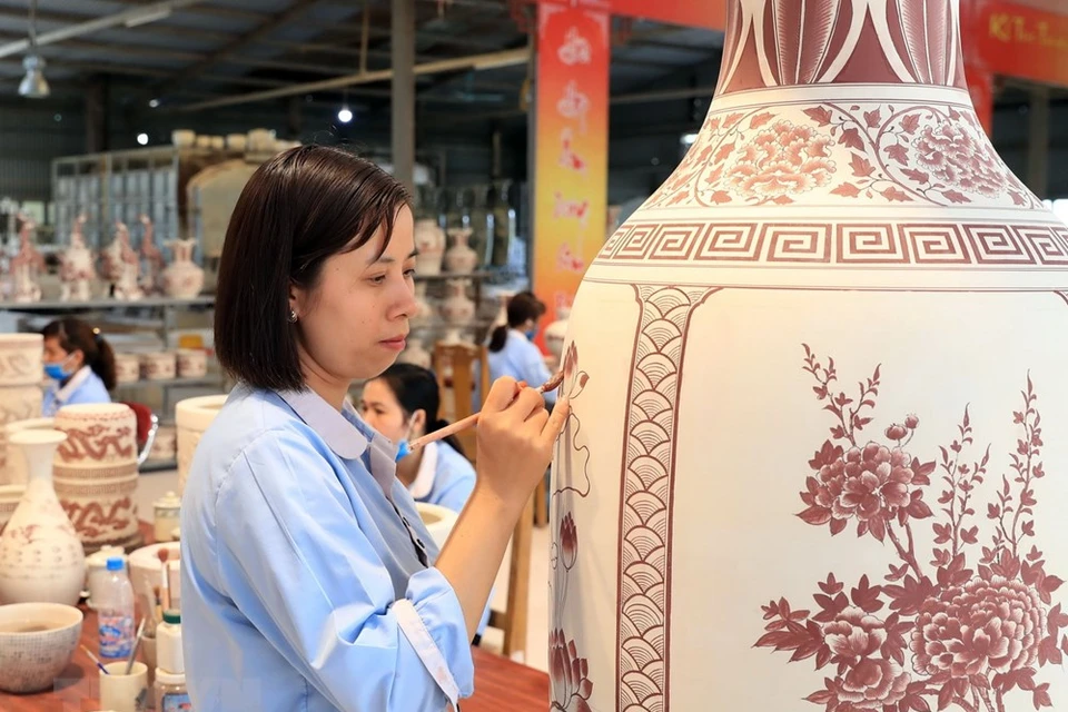 Productos tradicionales de Chu Dau elaborados por las manos hábiles. (Fuente: VNA)