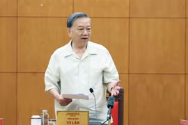 El secretario general del PCV, To Lam, interviene en la cita (Foto: VNA)