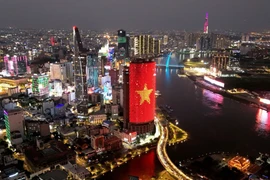 Zona céntrica de Ciudad Ho Chi Minh (Foto: VNA)