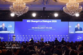 El secretario general del Partido Comunista y presidente de Vietnam, To Lam, responde a las preguntas de algunos delegados. (Foto: VNA)