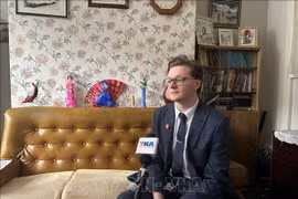 Kyril Whittaker, investigador británico de política e historia vietnamitas y miembro del Partido Comunista Británico (Foto: VNA)