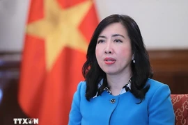 La vicecanciller vietnamita Le Thi Thu Hang (Foto: VNA)
