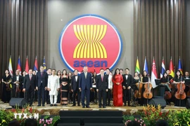 El secretario general del Partido Comunista de Vietnam, To Lam, asiste a la ceremonia conmemorativa por el 30.° aniversario de la adhesión de Hanoi a la ASEAN, en marzo de 2025 (Foto: VNA)