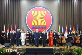 El secretario general del Partido Comunista de Vietnam, To Lam, asiste a la ceremonia conmemorativa por el 30.° aniversario de la adhesión de Hanoi a la ASEAN, en marzo de 2025 (Foto: VNA)