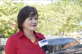 Pham Thi Minh Huong, vicepresidenta de la Asociación de Empresarios Vietnamitas en el Exterior (Foto: VNA)