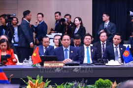 El primer ministro de Vietnam, Pham Minh Chinh, participa en la 26.ª Cumbre ASEAN-Corea del Sur (Foto: VNA)