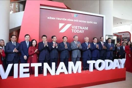 Lanzamiento de Vietnam Today, un canal de televisión de información al exterior de VTV (Foto: VNA)
