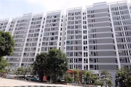 Una zona de viviendas sociales en el barrio My Hao, provincia de Hung Yen (Foto: VNA)