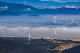 Proyecto de planta de energía eólica en la provincia de Gia Lai. (Foto: nhandan.vn)