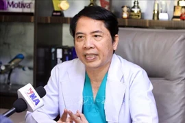 Heng LiHong, vicepresidente permanente y secretario general de la Asociación Empresarial Vietnam-Camboya (VCBA), en la entrevista (Foto: VNA)