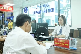 Centro de Servicios de Administración Pública del barrio Dong Da, en Hanoi (Foto: VNA)