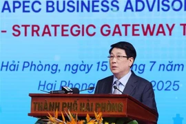 El presidente de Vietnam, Luong Cuong, interviene en la cita (Foto: VNA)