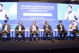 Expertos debaten el potencial para la cooperación comercial y la transformación digital en el foro (Foto: VNA)