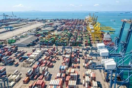 Una vista del puerto de Laem Chabang en la provincia de Chonburi. Es uno de los puertos internacionales de contenedores más importantes de Tailandia (Foto: Xinhua)