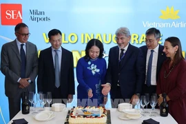 La ceremonia de lanzamiento cuenta con la presencia de la vicepresidenta vietnamita, Vo Thi Anh Xuan (Foto: VNA)