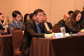 El embajador de Vietnam en Corea del Sur, Vu Ho, participa en el evento (Foto: VNA)